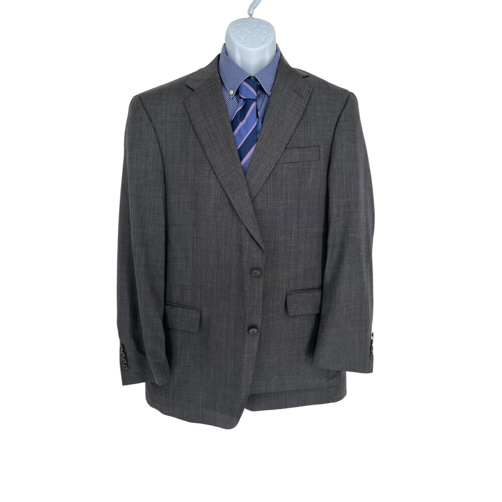 Hart Schaffner Marx Gold Trumpeter Suit Men’s Size 42 Gray Wool